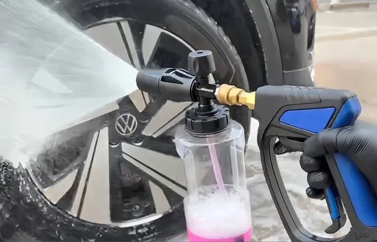 Car Wash Machine Snow Foam Lance Car Wash Foam Gun Sprayer Black Color Foam Cannon for Pressure Washer Trigger Sprayer